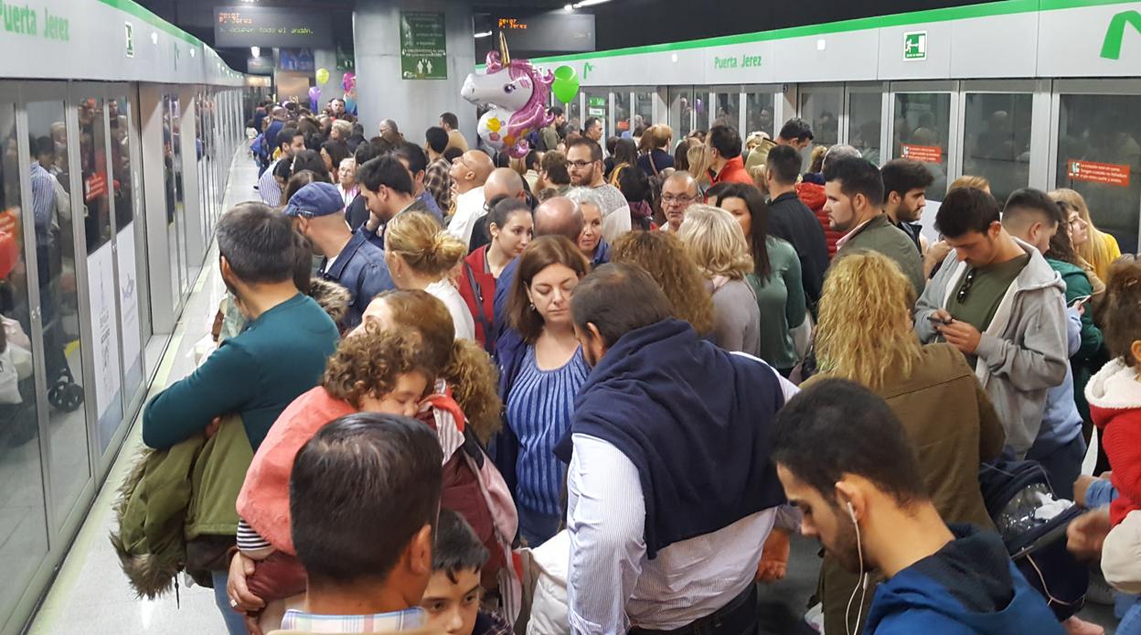 Ha habido trenes cada 27 minutos