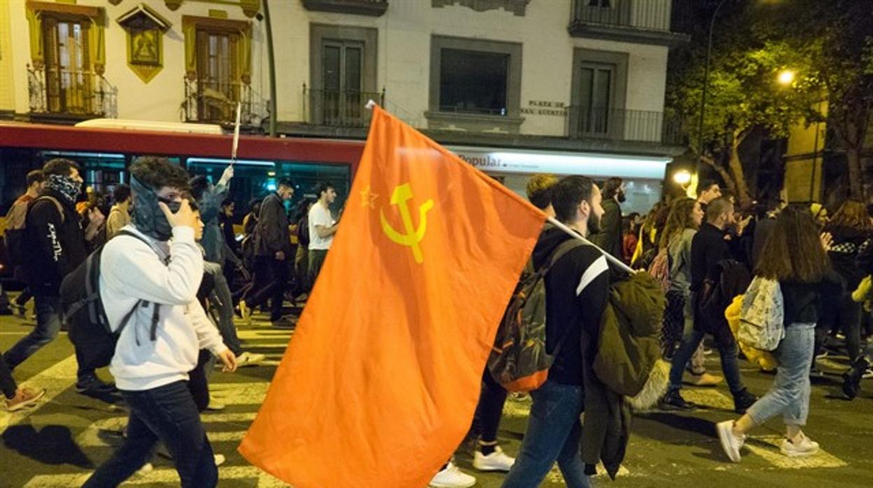 Imagen de otra manifestación contra el patriarcado hace unos días en Sevilla