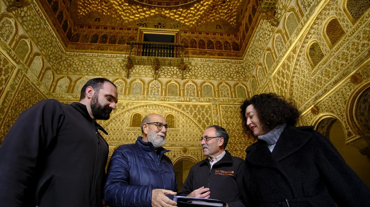 El Palacio Mudéjar utilizará a partir de ahora bombillas led