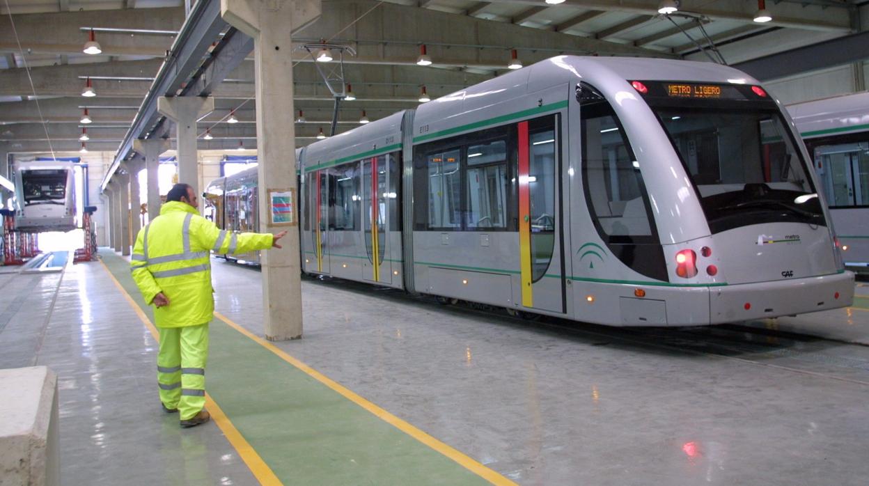 Cocheras del metro de Sevilla