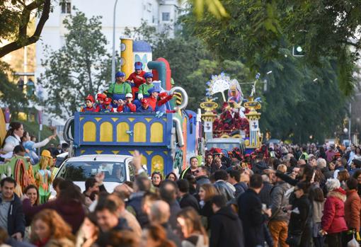 Cabalgata de Reyes Magos en el distrito San Pablo-Santa Justa