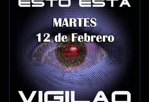 Cartel de la chirigota «Esto está vigilao»