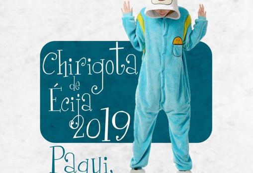 Cartel de la chirigota de Écija, con el que se presenta este año