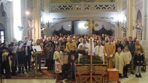 Los ucranianos católicos de Sevilla celebran la «segunda» Navidad