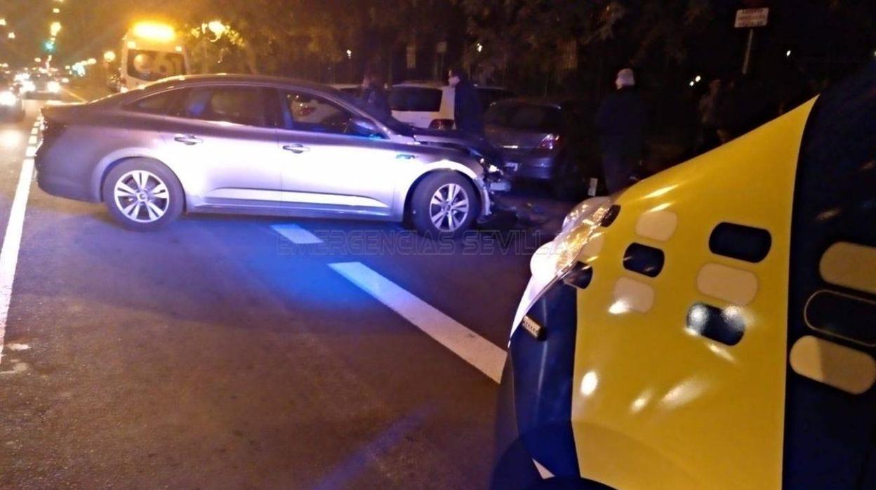 Un motorista de 34 años, herido en el Parque Alcosa