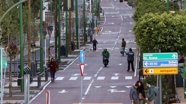 La avenida del Greco abre al tráfico sin cinta de inauguración