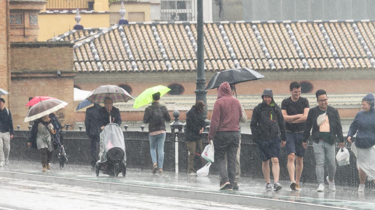 Este lunes será el último día de lluvia en Sevilla de esta semana, según la Aemet