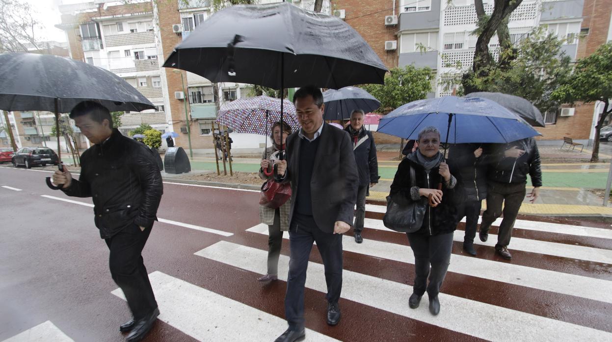 Espadas, en la «visita de partido» a la avenida de El Greco