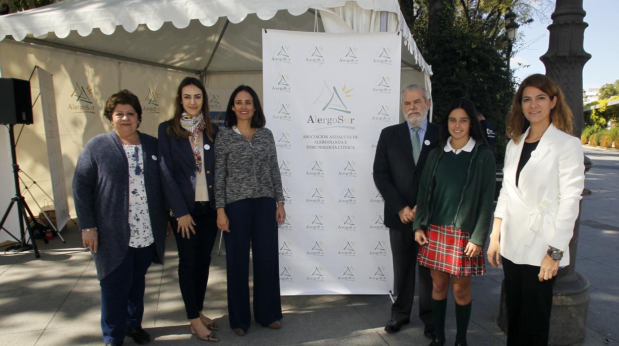 Carpa de la Alergia en los Jardines de Murillo