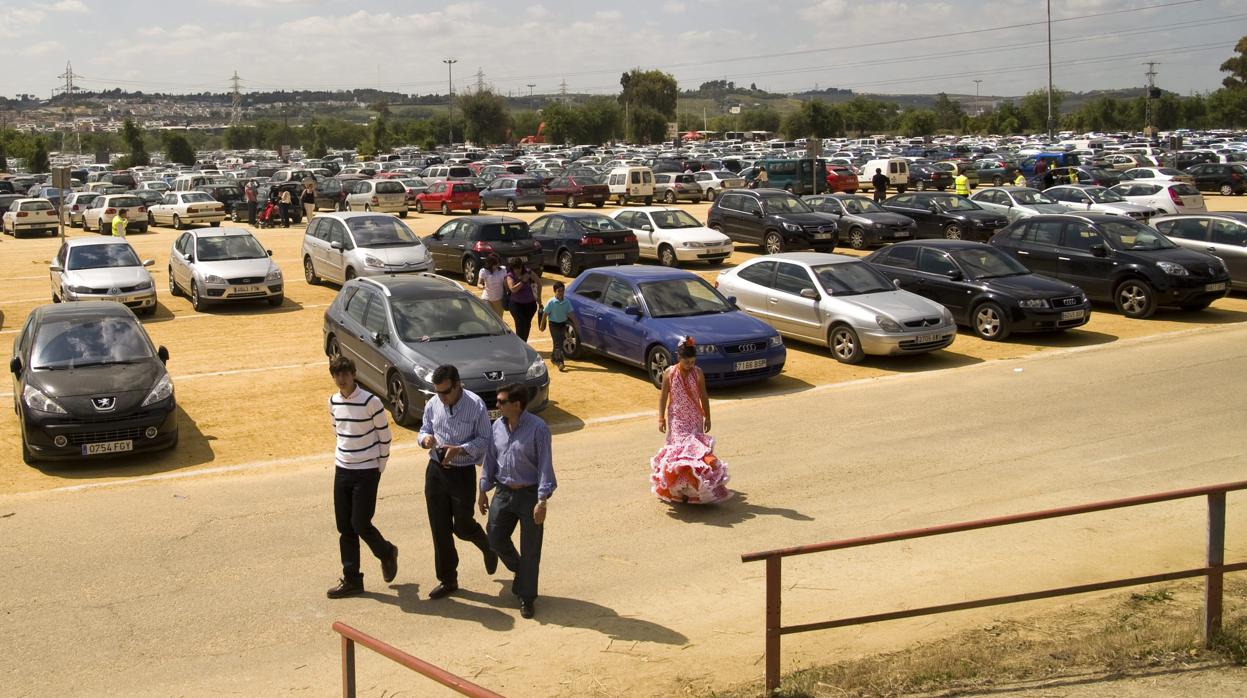 Plazas de aparcamiento en el Charco de la Pava