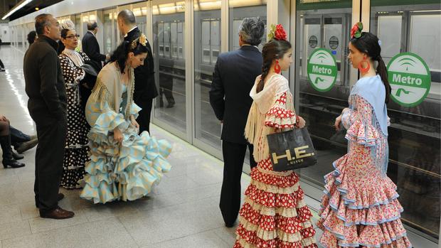 Horario del metro en la Feria de Abril de Sevilla en 2019