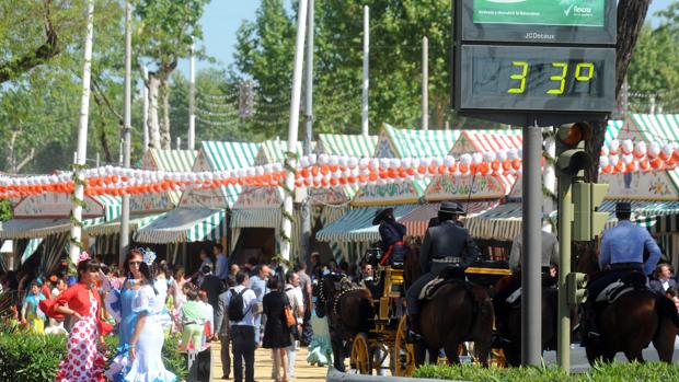 El tiempo en la Feria de Sevilla: calor de verano para el final de la semana por una masa de aire africano