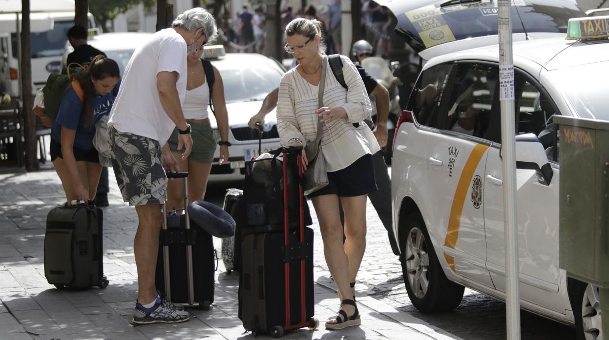 Turistas por Sevilla