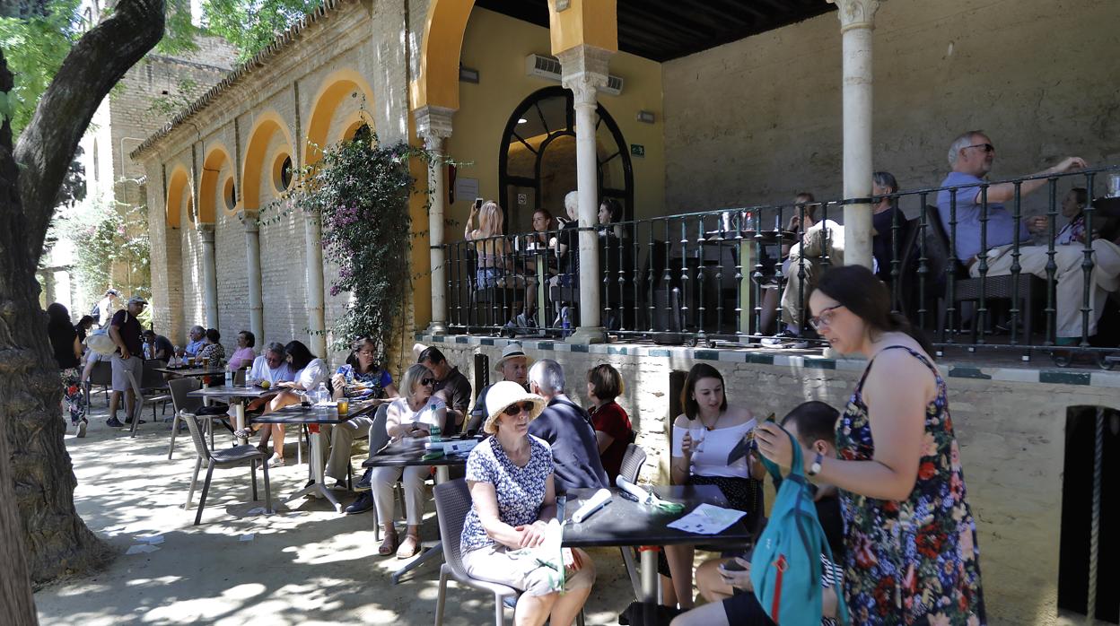Cafetería del Real Alcázar que va a seguir siendo gestionada por Serenísima Iberia