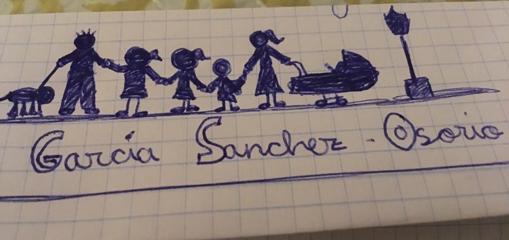 dDibujo realizado por uno de los hijos de la familia García Sánchez-Osorio