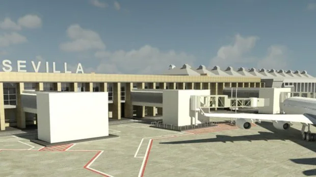 Comienzan las obras de ampliación del edificio terminal del aeropuerto de Sevilla