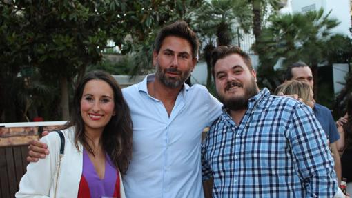 Belén Fernández, Zigor Martín y Javier Merino