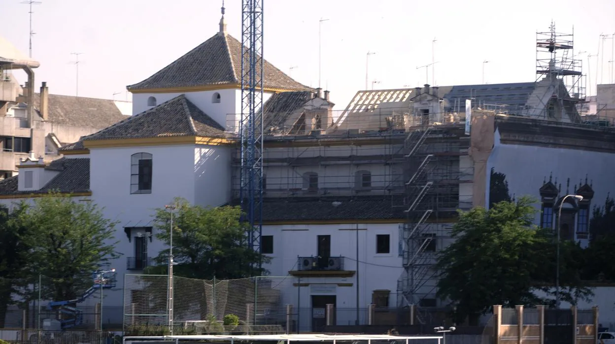 Sustitución de las cubiertas de la nave central del antiguo convento de Los Remedios