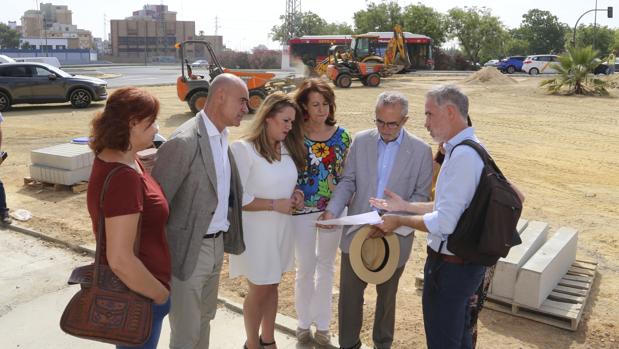 Las máquinas vuelven al Polígono Sur en un nuevo zafarrancho de obras