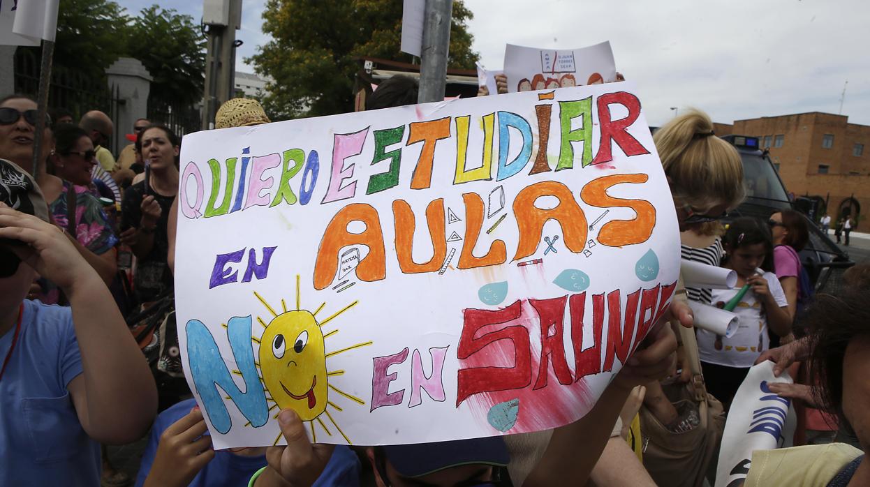 Concentración por el calor en las aulas