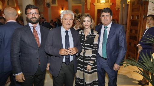 Jesús Díaz, Baena Bocanegra, Lourdes Fuster y Luis García Navarro