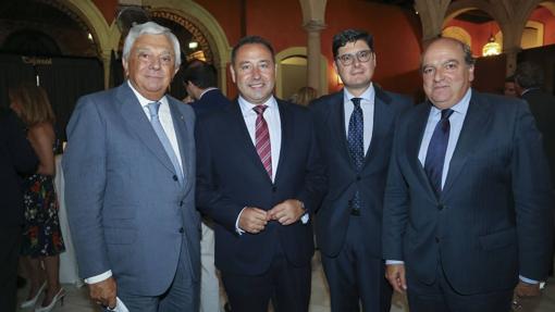 Francisco Herrero, Ricardo Sánchez, Álvaro Pimentel y Luis Miguel Martín Rubio