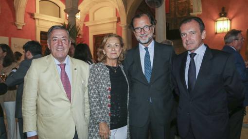 José Ignacio Bidón, Lola Pablo-Blanco, Javier Romero y Ernesto Sanguino