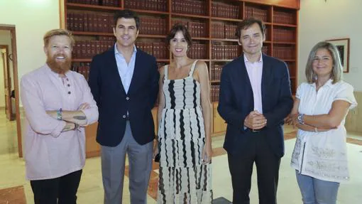 Daniel del Toro, Manuel Rosales, Zoila Borrego y Cayetano Buendía y Beatriz Codes