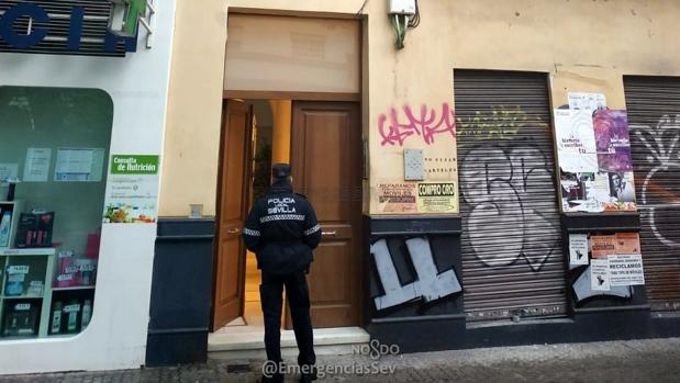 Una joven causa desperfectos en un bar de Sevilla, agrede a la propietaria y a agentes de Policía