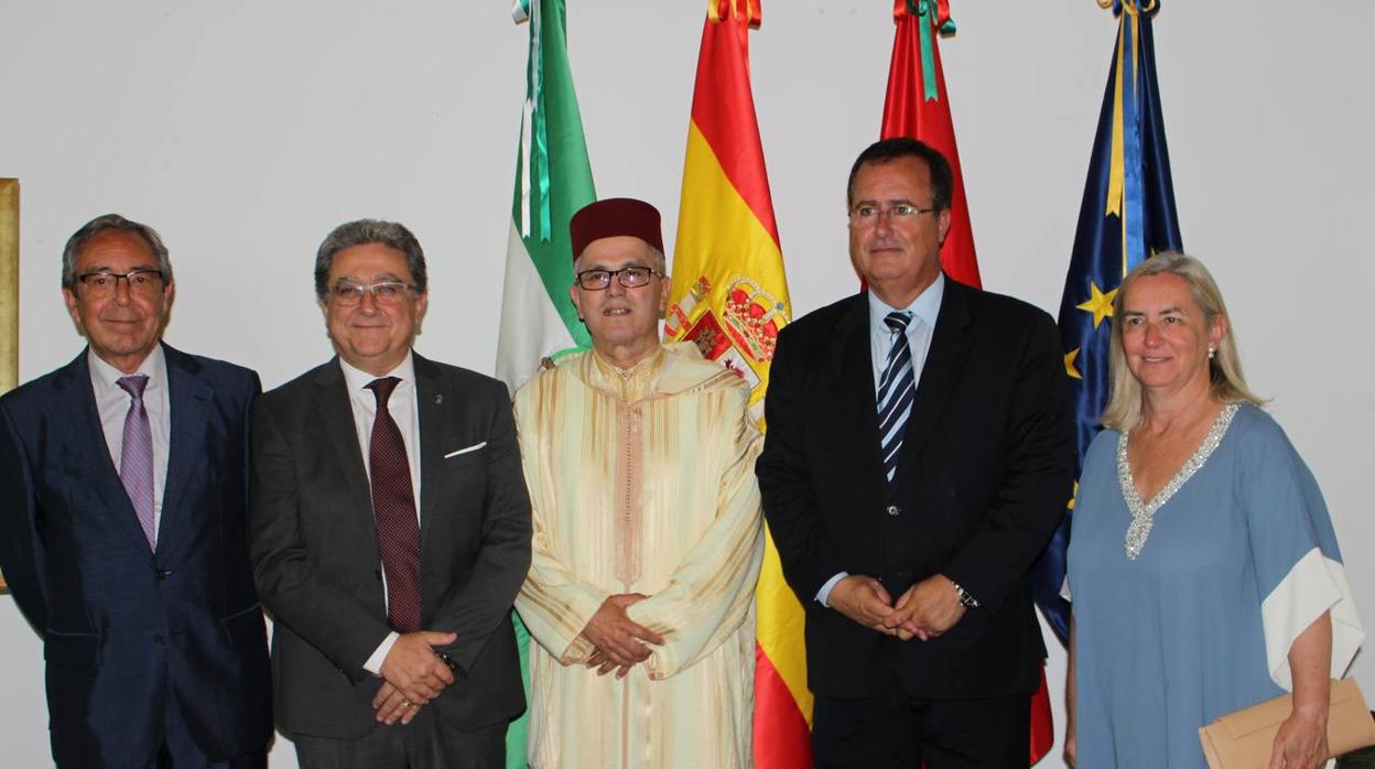 José Manuel Cervera, Enrique Millo, Farid Aoulouhaj, Juan Carlos Cabrera y Ana María de Lara