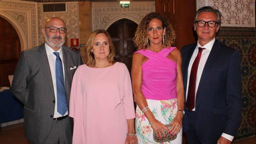 Alejandro Hernández, Pilar López, Carmen Ruiz y Manuel Gavira