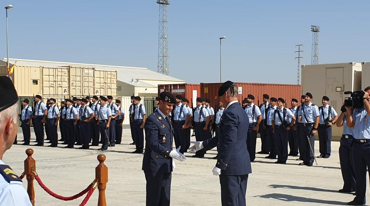 Toma de posesión del nuevo jefe del Seada en la base aérea de Morón de la Frontera