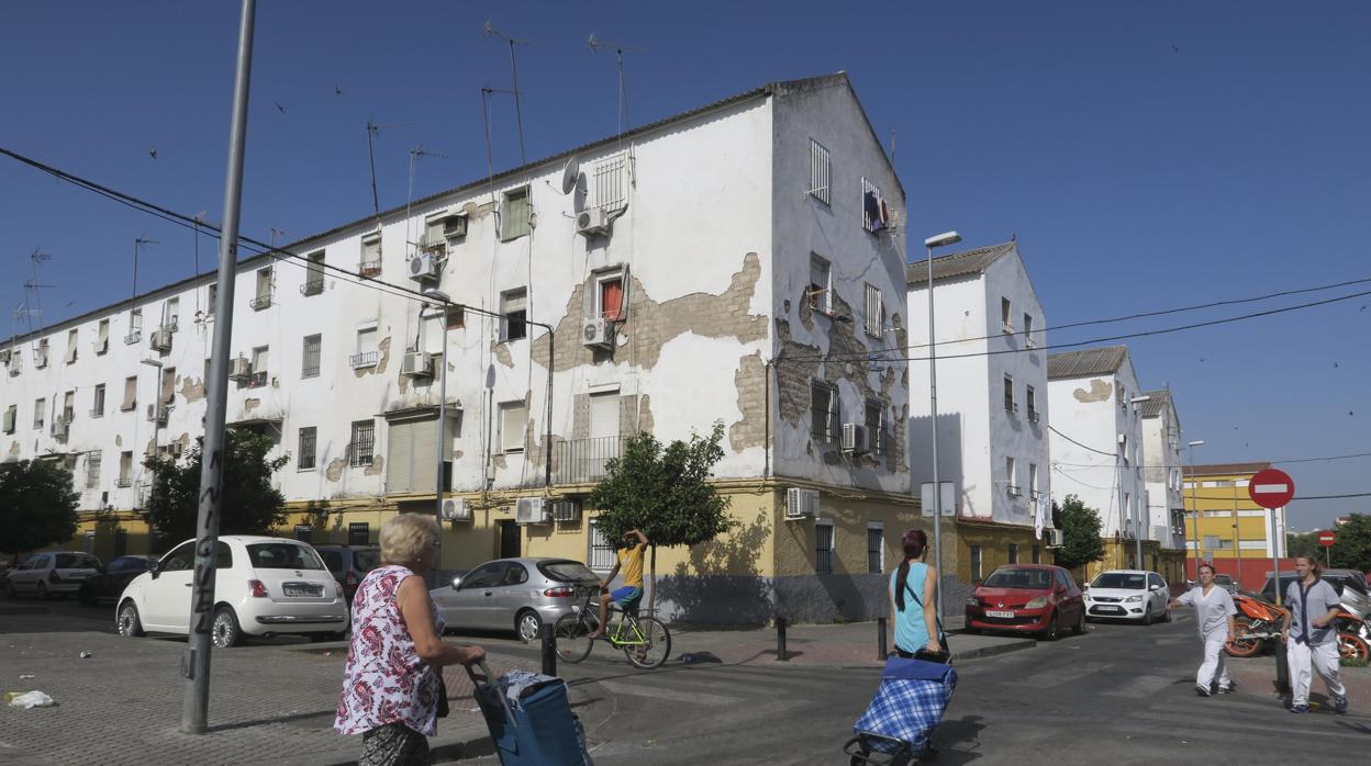 Los Pajaritos, uno de los barrios con menos esperanza de vida de Sevilla