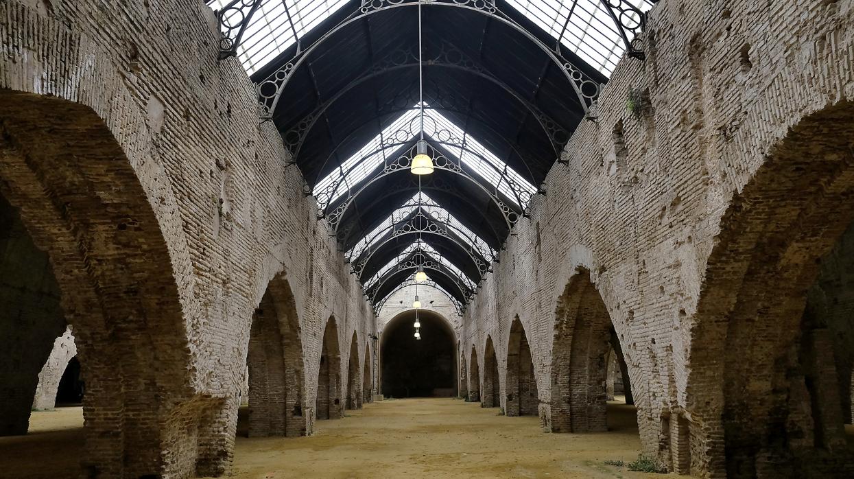 Interior de las Reales Atarazanas, uno de los pocos monumentos medievales de Sevilla, que pasaron a ser propiedad de la Junta de Andalucía hace ya más de dieciséis años