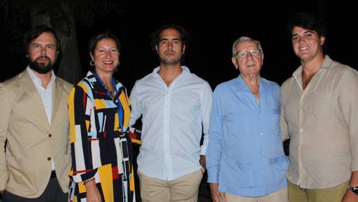 Alberto González Cruzado, Isabel Torres Bofil, Pedro Borja Muñoz, Mariano Torres de la Rubia y Juan José Borjabad