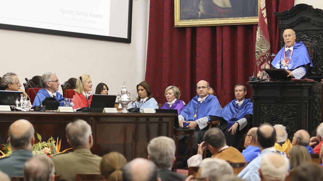 Inauguración del curso académico en el Paraninfo de la Universidad de Sevilla