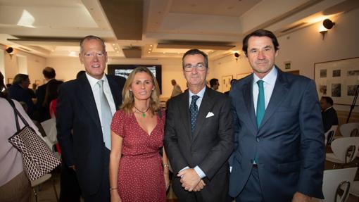 Juan Pablo Palacios, Brígida Romero, Marcelo Maestre y Carlos Valenzuela