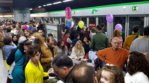 El metro de Sevilla supera ya los doce millones de pasajeros