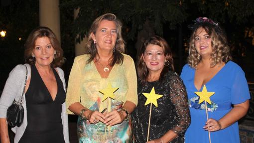 Pilar fuertes, Tanta Rodríguez-Abril, Alicia Fernández y Almudena Castilla