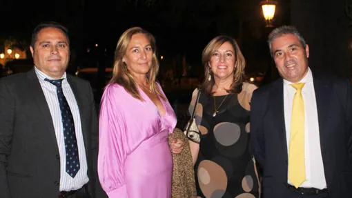 Antonio Martínez, Mercedes Martín, Eva María Ruiz y Manuel Terriza