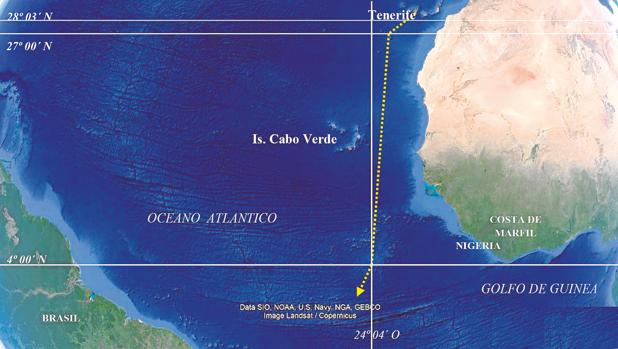 Primera vuelta al mundo: navegando por el Océano Atlántico Norte