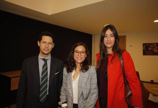 Alejandro Feria, Cristina Recio y Carlota Fernández