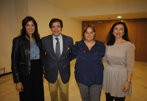 Zoila Borrego, Óscar González-Barba, Sofía Acuña y Alejandra Navarro González de la Higuera
