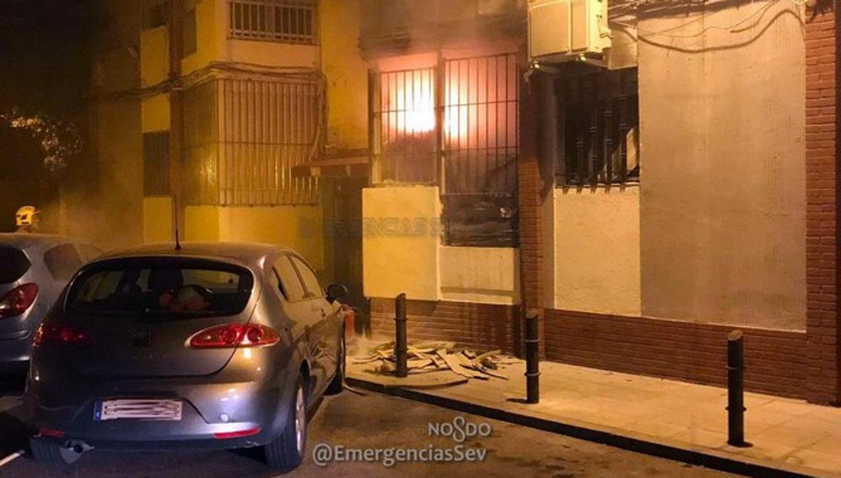 Incendio en la vivienda de la calle Jara, Sevilla capital