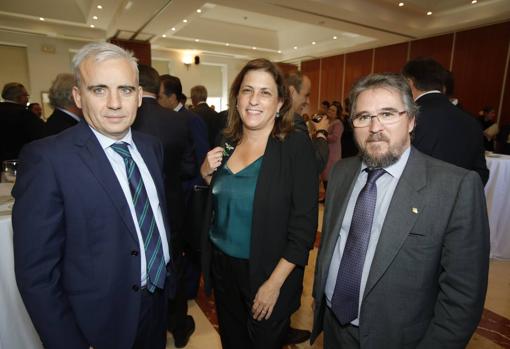 Eutiquio Martín, Delia Pascual y Justo Martín