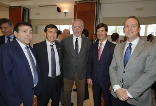 Joaquín Caro Ledesma, Juan Román, Juan Moreno, Miguel Rus Palacios e Ignacio García