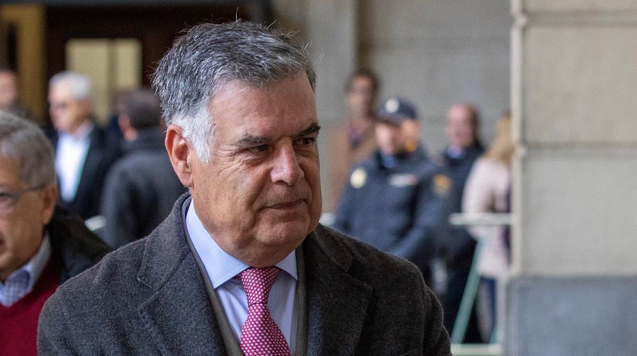 José Antonio Griñán, a su llegada a la Audiencia