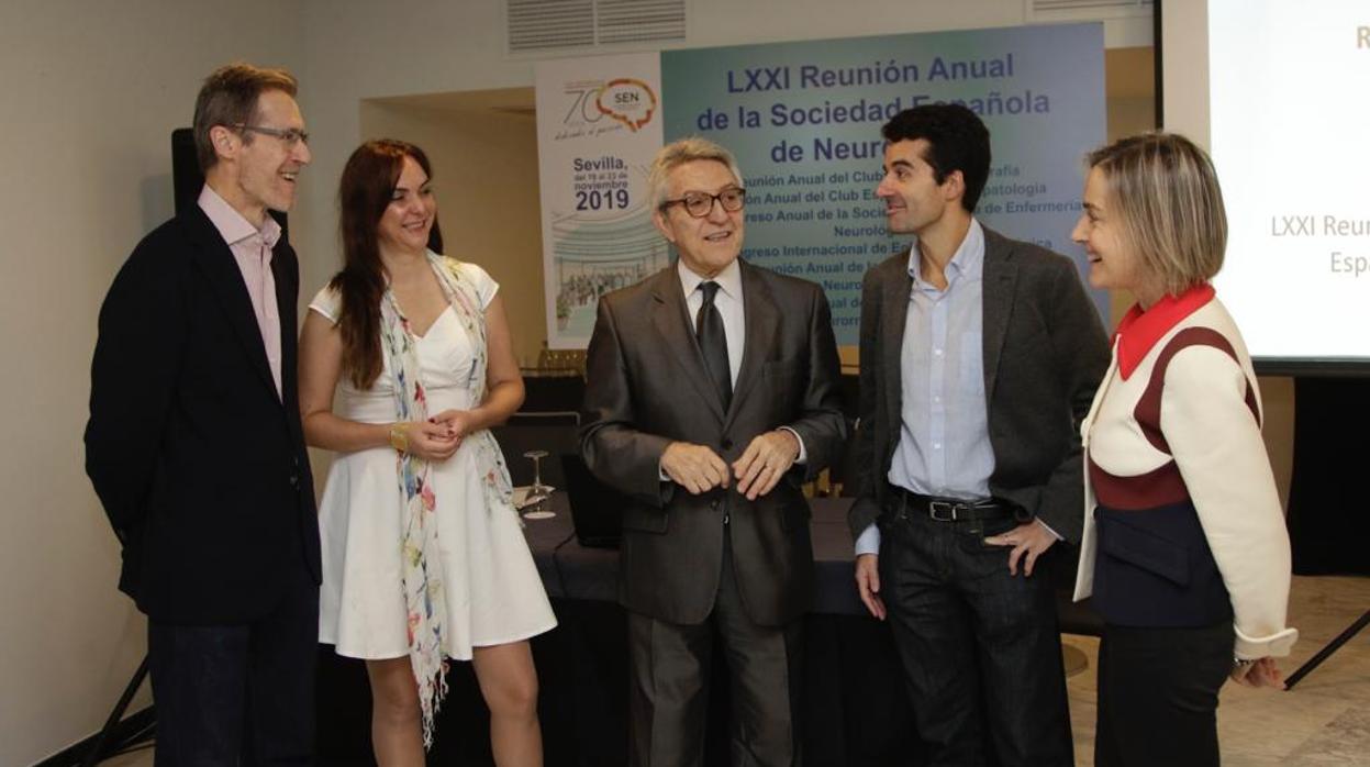 José Ramón Ara, Teresa Moreno, Exuperio Díez Tejedor, Juan Carlos Portilla y Mar Mendide