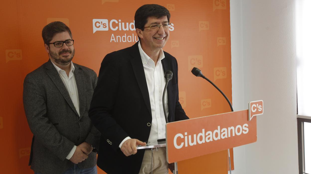 Fran Hervías y Juan Marín encabezan dos clanes de Ciudadanos en Sevilla y Andalucía