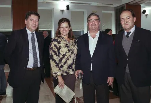 Eduardo Osborne, Lucila Rodríguez de Austria, Agustín Vidal-Aragón y Rafael Bravo